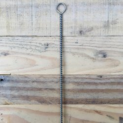 Flaskebrste i Metal med Brstehoved i Bomuld/Hestehr (60 cm)