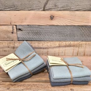 Solwang - kologisk Strikket Klud Almue Bl (3 stk)