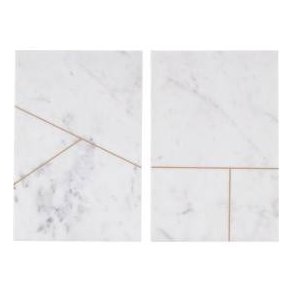 House Doctor Platte, Marble, Hvid marmor, 2