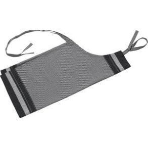 Bastian Jumbo Forklde Sort/Natur Striber L90Cm B70/80Cm B