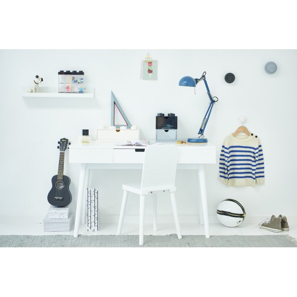 Lego Wall Hanger Av 3 Delar - Vitt, Svart och Grtt