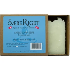 SbeRiget - kologisk Sensitiv Sbebar til Hnd/Krop - uden duft (100 g)