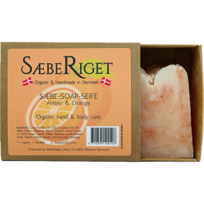Sæberiget - Økologisk Shampoobar Amber & Orange (100 g)