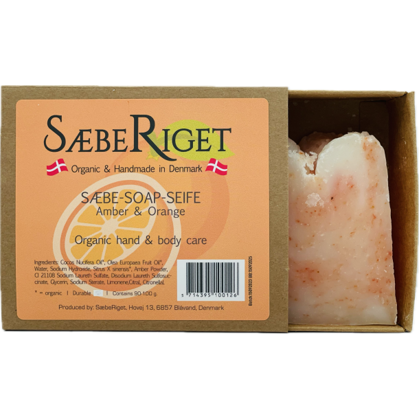 Sberiget - kologisk Shampoobar Amber &amp; Orange (100 g)