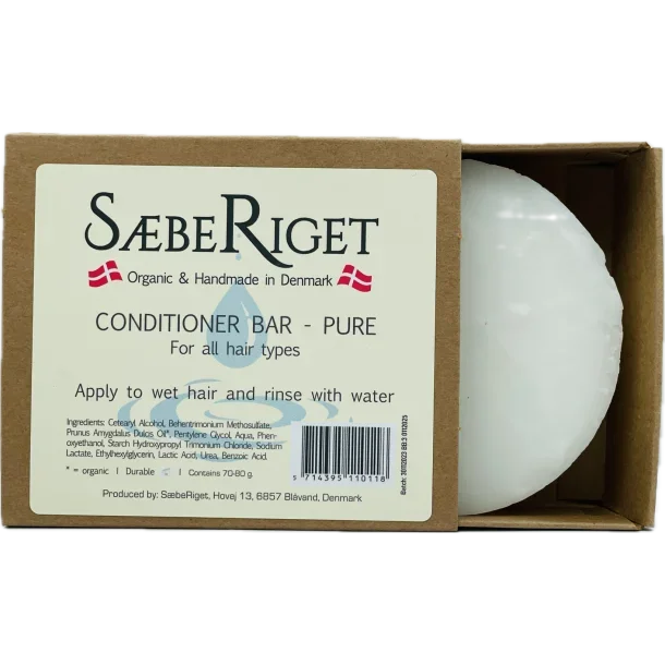 Sberiget - kologisk Conditioner Bar - Pure 70-80g