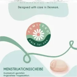 Femi.Eko Menstruationsdisk 38ml - (68 mm) Universal Hard - Lyser�d