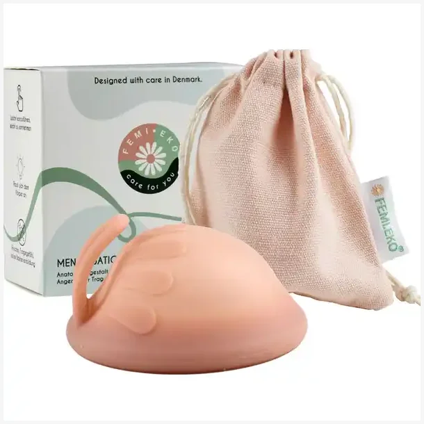 Femi.Eko Menstruationsdisk 38ml - (68 mm) Universal Hard - Lyser�d