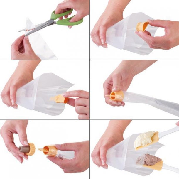 Tescoma Dobbelt Sprjteposer, 10 Stk Delicia