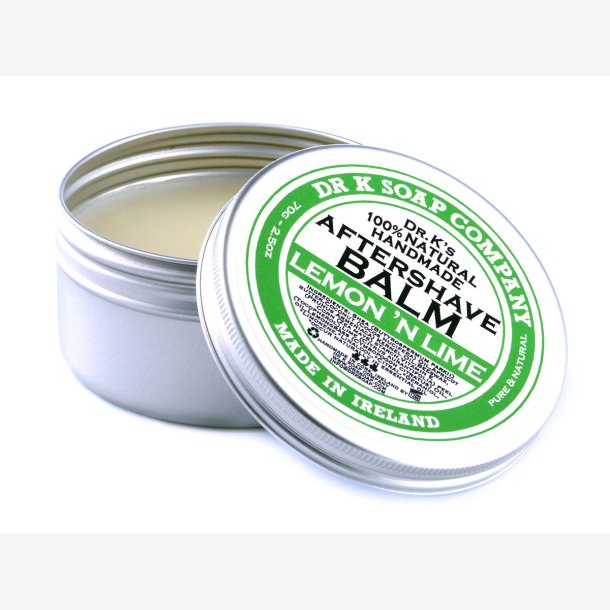 DR K Soap Company 100% Naturlig H�ndlavet - Aftershave Balm Lemon`N Lime (70 g)