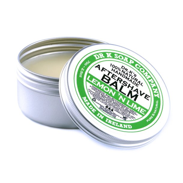 DR K Soap Company 100% Naturlig Hndlavet - Aftershave Balm Lemon`N Lime (70 g)