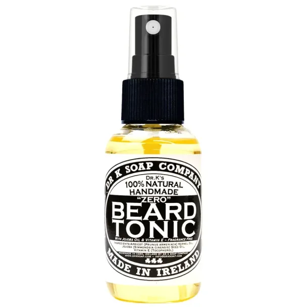 DR K Soap Company 100% Naturlig Hndlavet - Beard Tonic Zero (50 ml)