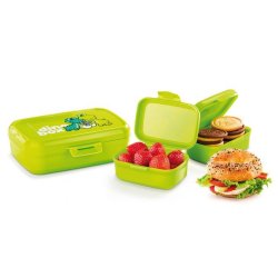 Tescoma Sunde Beholdere Til Snacks, 3 Stk, Grn Dino