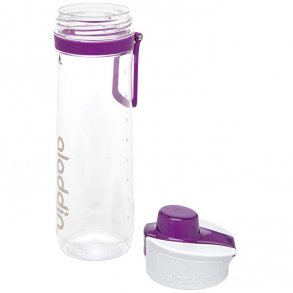 Aladdin Active Hydration Tracker flaske 0,8L, hvid/lilla