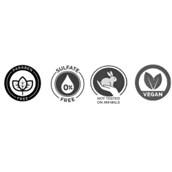 Lundegaardens Hair Crystal Shampoo &amp; Balsambar - VIOLET - Silver shampoo - Til blond / slv farvet hr - Pro Vitamin B5