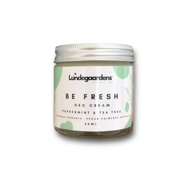 Lundegaardens Deo Cream Be Fresh - Peppermint &amp; Tea Tree 60 ml