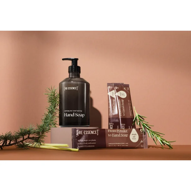 [REESSENCE] Startst Sbedispenser Med 2 Breve Lemongrass, Rosemary, Ceder Wood 