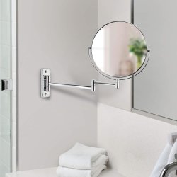 Better Living Products Cosmo 8" Dobbelt&shy;sidet Spejl Med 5x Forst�rrelse, 25,4 x 2,5 x 31 cm, Krom
