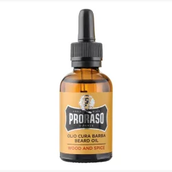 PRORASO Beard oil Wood &amp; Spice - 30 ml.