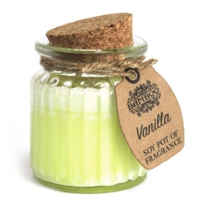 Sojalys i Krukke med Duft - Vanilla (60g)