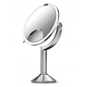 Simplehuman Sensor Spejl Med Touch-Control Lysstyrke 1X / 5X / 10X Forstrrelse 20 Cm Genopladeligt, Brstet Rustfrit Stl