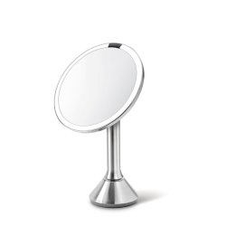 Simplehuman Sensor Spejl 5X Forstrrelse, 20 Cm Genopladelig Brstet Stl