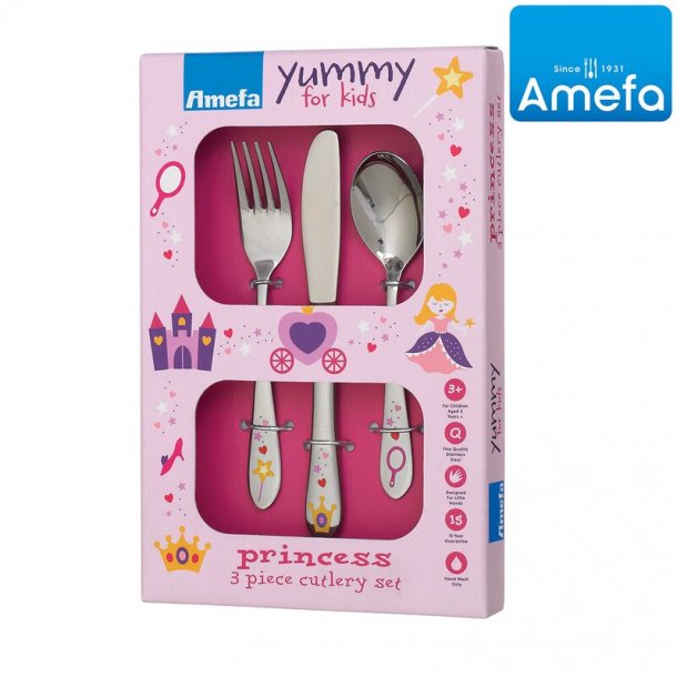 Amefa Princess Mirror 18/0 - 3-Pc Children
