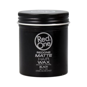 Red One Matte Hair Wax Black 100ml
