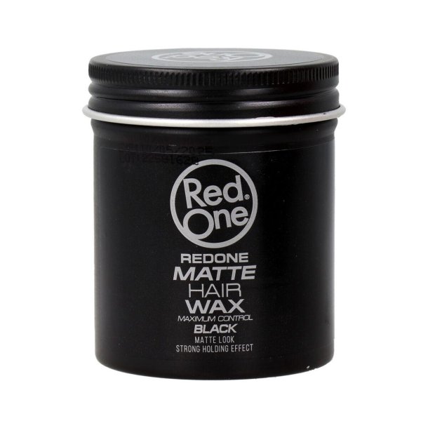 Red One Matte Hair Wax Black 100ml