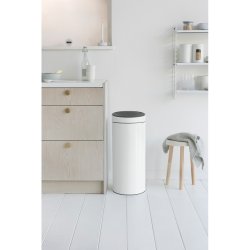 Brabantia Touch Bin 30 Liter Hvid