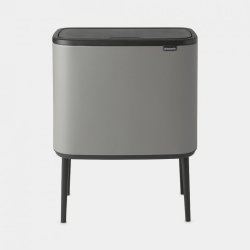 Brabantia Bo Touch Bin Affaldsspand 3 X 11 Liter - Mineral Concrete Grey