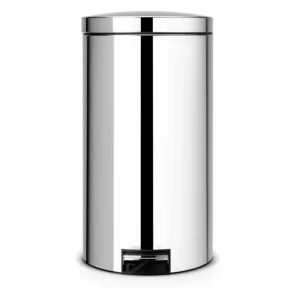 Brabantia Twin Pedalspand Blank St�l 2x20 Liter - 428449