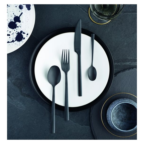 Amefa Manille Black Matt 18/0 - 16-Pc Set I Vintage Box