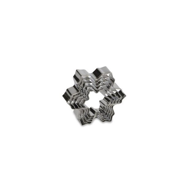 Patisse Udstikkers�t Snefnug, 5 Stk. St�l 5 St�r