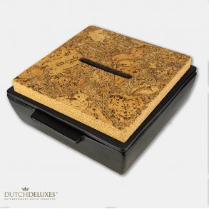 Dutchdeluxes Ovnfast Fad Rektangulr Mellem, Sort Mat