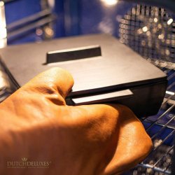 Dutchdeluxes Ovnfast Fad Rektangulr Mellem, Sort Mat