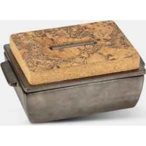 Dutchdeluxes Ovnfast Fad Rektangulr Lille, Mat Platinum