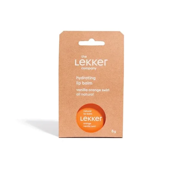 Lekker Lip Balm - Vanilla Orange