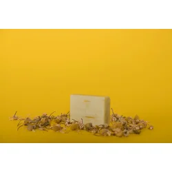 HappySoaps Gstesbe Med Havre, Morgenfrue &amp; Kamille - 30g