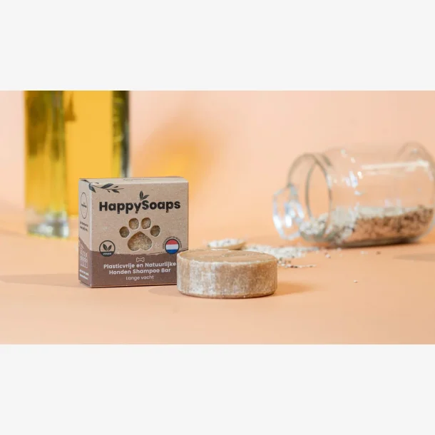 HappySoaps Hunde Shampoo Bar - Til Lang H�ret Hunde