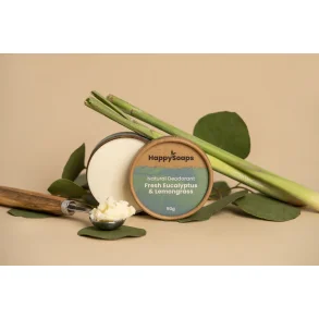HappySoaps Naturlig Deodorant - Fresh Eucalyptus & Lemongrass (50 G)