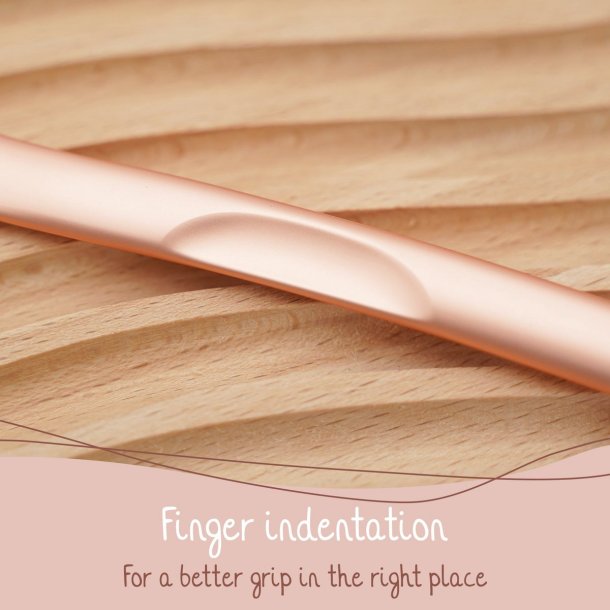 Bamboozy Metal Dermaplaning jenbryns- og Ansigtsskraber  Rose Gold