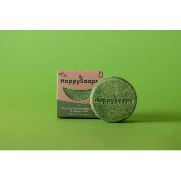 HappySoaps - Aloe You Vera Much Shampoo Bar (70 g)