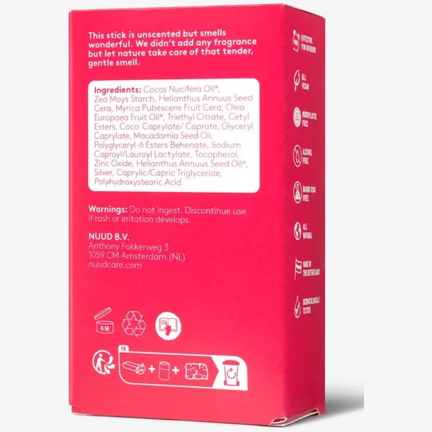 Nuud - Deocreme Naturlig Duft 45g