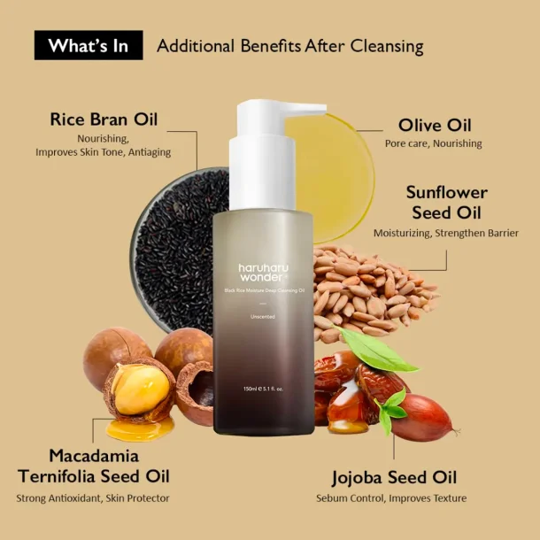 Haruharu Wonder Black Rice Deep Cleansing Oil 150 ml