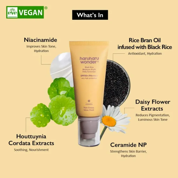 Haruharu Wonder Black Rice Airyfit Sunscreen SPF50 50 ml