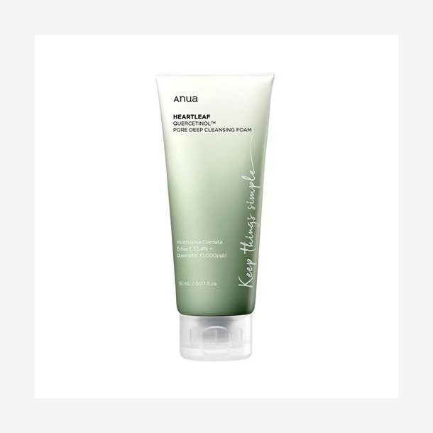 Anua Heartleaf Quercetinol Pore Deep Cleansing Foam, 150 ml