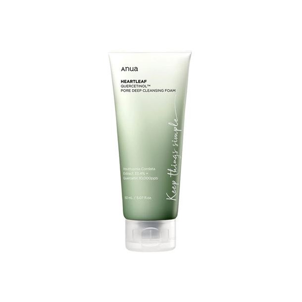 Anua Heartleaf Quercetinol Pore Deep Cleansing Foam, 150 ml