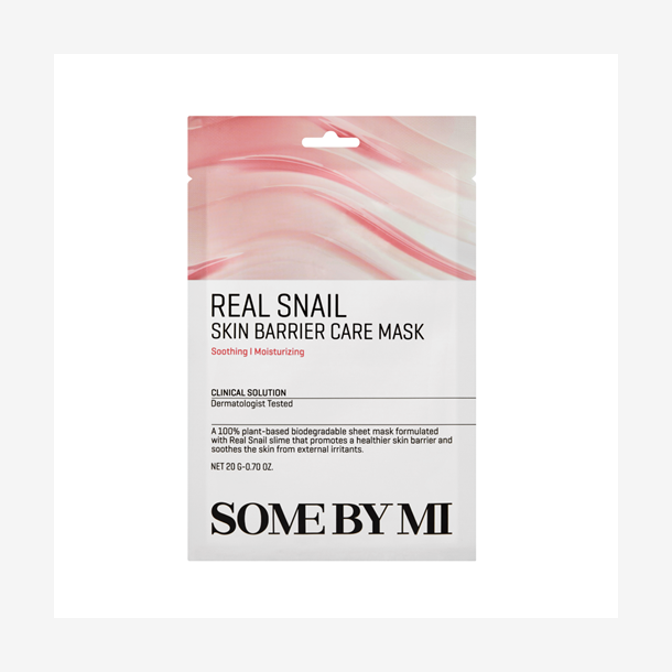 Some By Mi Real Snail Skin Barrier Care Mask, 1 stk