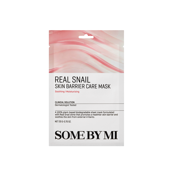 Some By Mi Real Snail Skin Barrier Care Mask, 1 stk