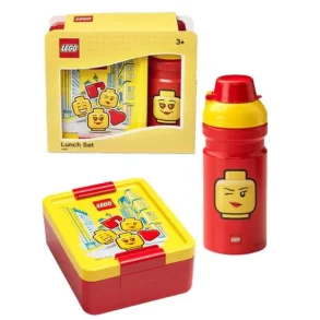 LEGO Storage Madkasse og drikkedunk - rd og gul